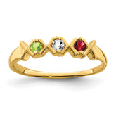 14k Family Jewelry Ring - 7 / Genuine